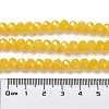 Baking Paint Imitation Jade Glass Bead Strands DGLA-A034-J10mm-A30-5