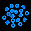Transparent & Luminous Plastic Beads KY-T025-01-H09-6