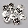 1-Hole Alloy Shank Buttons LS-BUTT-WH0020-22A-2