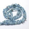 Natural Dyed Aquamarine Beads Strands G-F328-32-2