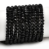 Natural Black Tourmaline Beads Strands G-K376-I02-3x4mm-2