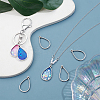 16Pcs 304 Stainless Steel Open Back Bezel Pendants FIND-UN0002-90A-2