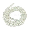 Electroplate Glass Beads Strands GLAA-Q105-03-03-2