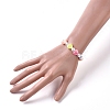Kids Acrylic Beaded Stretch Bracelets BJEW-JB04838-M-4