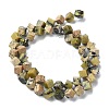 Natural Yellow Turquoise(Jasper) Beads Strands G-C135-D05-02-3