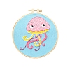 Animal Theme DIY Display Decoration Punch Embroidery Beginner Kit SENE-PW0003-073S-1