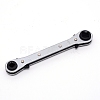 Double-Headed Four-Purpose Ratchet Wrench Double Ratchet Wrench  Ratchet Wrench Wrench Tool Car Repair Tool TOOL-WH0128-07-2