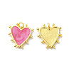 Rack Plating Brass Enamel Pendants X-KK-D074-03G-04-1
