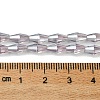 Transparent Electroplate Glass Beads X1-GLAA-K064-05A-PL06-4