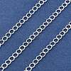 Brass Curb Chains KK-P304-02B-S-1