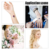 CRASPIRE 6 Sheets 3 Style Body Art Tattoos Stickers DIY-CP0007-38-7