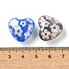 UV Plating Printed Opaque Acrylic Beads AC-CBAEAA8-16-3