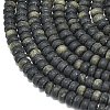 Natural Golden Sheen Obsidian Beads Strands G-P575-A29-6x4mm-3