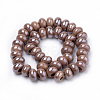 Glazed Porcelain Rondelle Beads PORC-Q219-13x9-F12-2