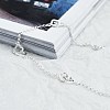 Interlocking Double Clover Link Bracelet BJEW-BB43370-A-3