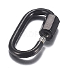 304 Stainless Steel Screw Carabiner Lock Charms STAS-H107-04B-B-2