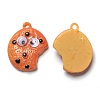 Opaque Resin Cabochons X-CRES-L015-D03-2