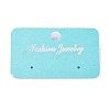 Plastic Jewelry Display Cards DIY-K032-16B-1