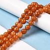 Natural Dyed White Jade Beads Strands G-M402-C04-07-2