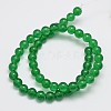 Natural & Dyed Malaysia Jade Bead Strands X-G-A146-8mm-A06-2