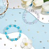 1200Pcs 4 Styles CCB Plastic Spacer Beads CCB-SP0001-07-3