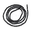 Natural Black Spinel Beads Strands G-S152-01-3mm-2