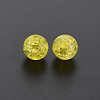 Transparent Crackle Acrylic Beads MACR-S373-66C-N16-7