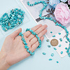 ARRICRAFT 4 Strands Natural Turquoise Chip Beads Strands G-AR0005-52-4
