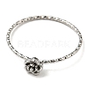 Non-Tarnish 304 Stainless Steel Rose Flower Finger Ring X-RJEW-P090-01P-2