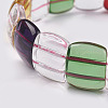Glass Beads Stretch Bracelets BJEW-P221-01-3