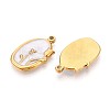 304 Stainless Steel Pendants STAS-N111-05G-2