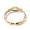 304 Stainless Steel Open Cuff Ring Finding RJEW-C046-06G-3