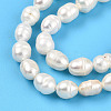 Natural Cultured Freshwater Pearl Beads Strands PEAR-N012-05Y-4