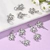 SHEGRACE Valentine's Day Brass Clear Cubic Zirconia Charms XGRQ3P737-577P-4