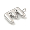Non-Tarnish 304 Stainless Steel Pendants STAS-C102-15P-E-2