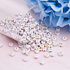 500Pcs 5 Style Plating Acrylic Beads PACR-BY0001-01-5