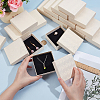 Cardboard Paper Earrings and Rings Storage Boxes CBOX-WH0015-001B-3