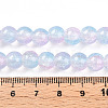 Transparent Crackle Glass Bead Strands GLAA-T025-8mm-02B-4