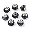Transparent Resin European Beads RPDL-T003-08-3