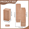 Folding Kraft Paper Mailer Boxes CON-WH0100-63A-2