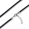 Leather Cord Necklace Making WL-I002-B-01-2