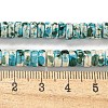 Baking Paint Synthetic Turquoise Beads Strands G-H060-02B-07-5