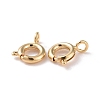 Eco-friendly Brass Spring Ring Clasps KK-D082-01C-G-2