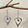 Heart Alloy Pendant Necklaces & Dangle Earrings Sets for Women FS-WGFD789-01-3