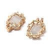 Brass Glass Pendants KK-Z103-11KCG-01-4