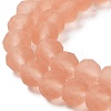 Transparent Glass Beads Strands X1-EGLA-A034-T8mm-MD21-4