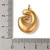 Ion Plating(IP) 304 Stainless Steel Pendants STAS-M017-08G-07-3