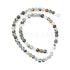 Natural Moss Agate Beads Strands G-Z116-A05-3mm-3