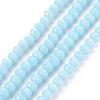 Opaque Solid Color Glass Beads Strands X-EGLA-A034-P4mm-D06-1