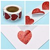Heart Shaped Stickers Roll DIY-K027-A05-4